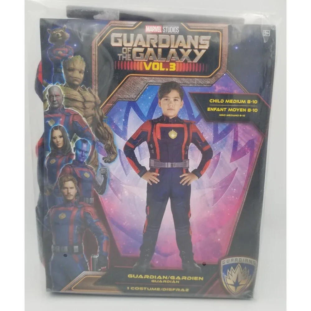 Guardians of the Galaxy Vol. 3 Guardian Halloween Costume Child Medium 8-10